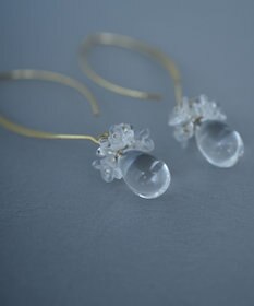 monshiro アナベルフープピアス