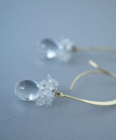 monshiro アナベルフープピアス