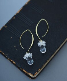 monshiro アナベルフープピアス