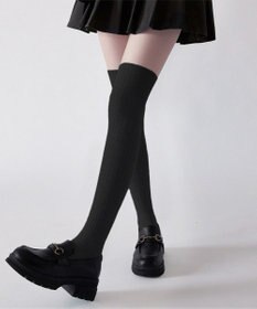 WEGO クシュクシュリブハイソックス