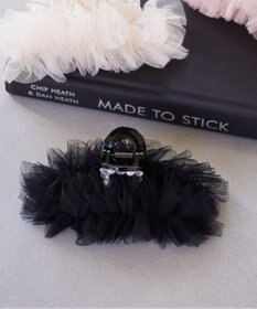 Maison de FLEUR チュールビジューバンスクリップ