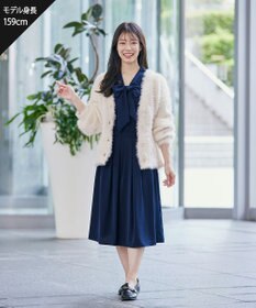 Tiaclasse 【洗える】シャギーニットカーディガン