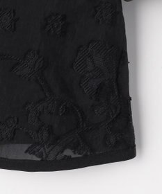 ANY SIS 【2SET】ジャガード ケープ トップス × サロペット