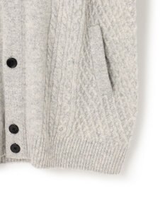 J.PRESS MEN 【KING SIZE】【Cash Lamb’s Wool】ハイネックケーブルカーディガンニット