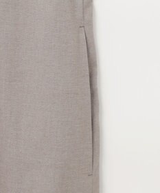 J.PRESS LADIES 【洗える】麻ポリエステルストレッチ ワンピース