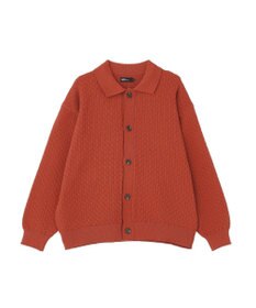 CRAFT STANDARD BOUTIQUE 柄編みニットシャツカーディガン