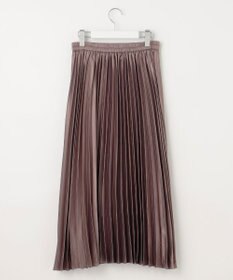 Feroux サテン プリーツスカート