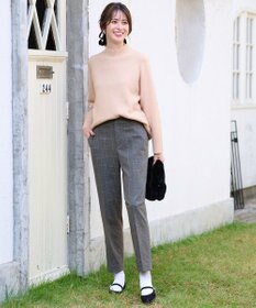 ANY SIS L  【大人百花掲載 ヨンアさん着用】ハイネックバックポイント ニット