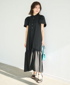 #Newans フレアヘムシャツワンピース