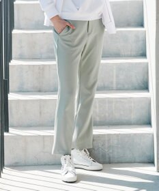 23区GOLF 【WOMEN】【23Fondation/WEB&一部店舗限定】ソフトダンボールニット フレアパンツ