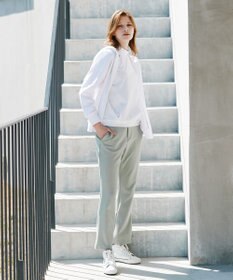 23区GOLF 【WOMEN】【23Fondation/WEB&一部店舗限定】ソフトダンボールニット フレアパンツ