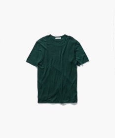ATON SILK BLENDED CIRCULAR RIB | フィットレイヤードＴシャツ