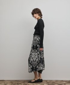 GRACE CONTINENTAL オーナメントジャガードハンカチヘムスカート