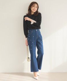 Feroux レースコンビ ニット