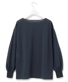 23区 【洗える】クリアトリコットジャージー ボートネック カットソー