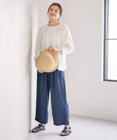 ANY 【手洗い可能/ウエストゴム】ウォッシャブルデニムパンツ