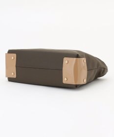 LA BAGAGERIE ツイルナイロン×エナメル 2WAYトートバッグ Sサイズ