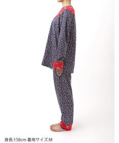tsumori chisato SLEEP ツモリチサト パジャマ 長袖 長ズボン ルームウェア 綿100%(本体) ミニ裏毛素材 上下セット かぶりタイプ tsumori chisato SLEEP UDX552 /ワコール