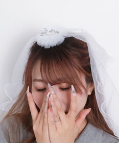 WEGO キラキラホワイトベール