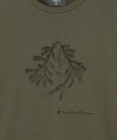 JOSEPH ABBOUD MOUNTAIN 【テーム・ヤルヴィコラボレーション商品・サスティナブル】ビオグレース天竺 ロングスリーブ Tシャツ