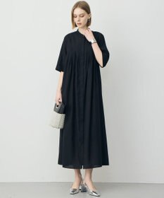 ICB 【先行予約】リネンスラブローン シャツワンピース