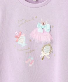 ANY KIDS 【らくっトレーナー】裏毛プリンセスデザイン トレーナー