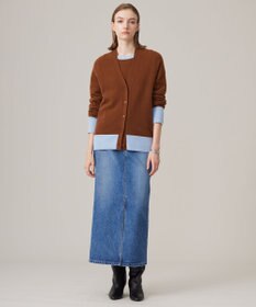 ICB L ピュアカシミヤ カーディガン