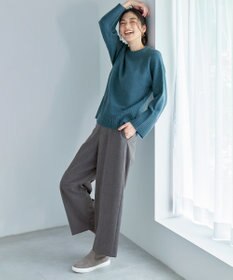 ANY 【6色展開】ラムウールラグランスリーブニット