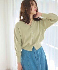 Feroux 【洗える】ビジューボタン2WAY カーディガン