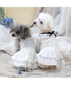 PET PARADISE ペットパラダイス エンブロイダリー ワンピース 小型犬