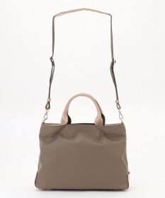 LA BAGAGERIE ツイルナイロン×エナメル 2WAYトートバッグ Sサイズ