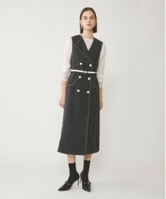 GRACE CONTINENTAL アシンメトリーカラーワンピース