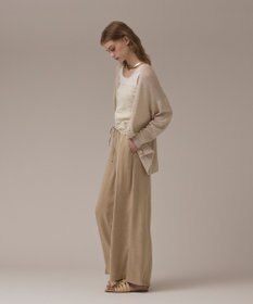 GRACE CONTINENTAL ラメルーズニットカーディガン