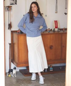 23区 【SLOW】ストレッチ コーデュロイ ゴアード スカート