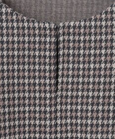 J.PRESS LADIES L ガンクラブチェック ペプラム カットソー