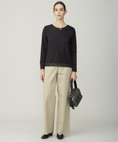 ICB L イージージョーゼット シアーレイヤードカットソー