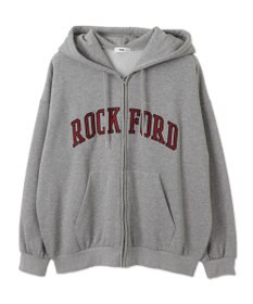 WEGO ワッペンロゴジップパーカー