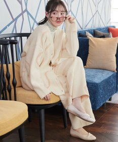 Tiaclasse ふわもちニュアンス配色ニットパンツ