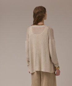 GRACE CONTINENTAL ラメルーズニットカーディガン