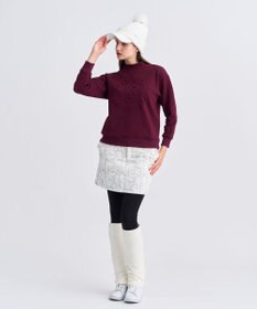 23区GOLF 【WOMEN】中綿ロゴプリントスカート