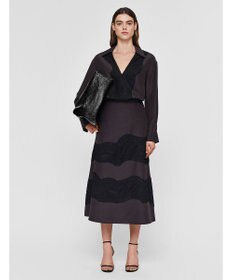 JOSEPH イブニングシルク　Aラインスカート