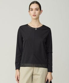 ICB L イージージョーゼット シアーレイヤードカットソー