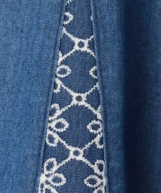 組曲 KIDS 【110-140㎝】レースコンビデニム キュロット