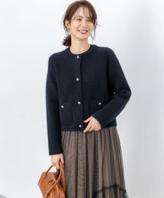 組曲 L 【加藤ローサさん着用】フラッフィーファーニット ジャケット