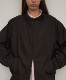 ATON NYLON TWILL | オーバーサイズハリントンジャケット