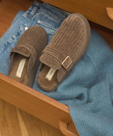 steppi 【洗える】厚底クロッグシューズ モカ