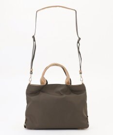 LA BAGAGERIE ツイルナイロン×エナメル 2WAYトートバッグ Sサイズ