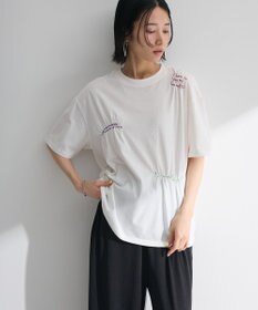 Green Parks ・ＳＵＧＡＲ　ＳＰＯＯＮ　ギャザーロゴ刺繍ＴＥＥ