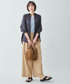 ANY テレコラウンドヘムタンクトップ