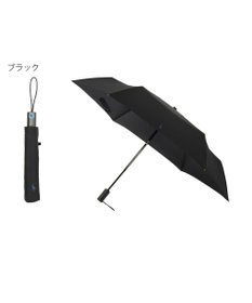 MOONBAT 【自動開閉】POLO RALPH LAUREN 折りたたみ傘  メンズ プレーン ワンポイント刺繍 大きめ60cm